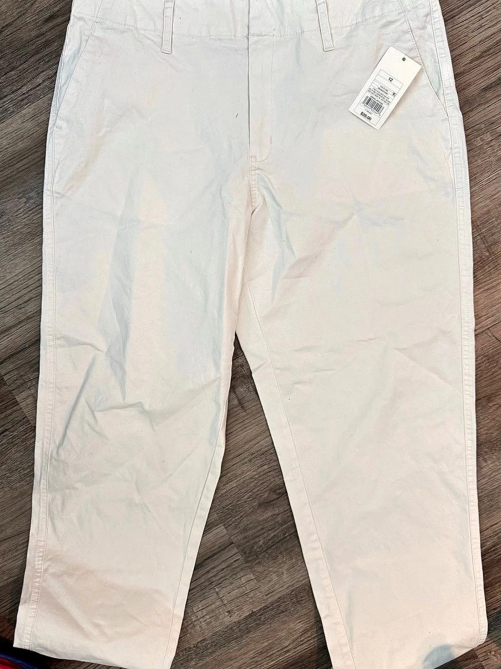 a new day High-Rise Straight Leg Pants White Size 12